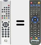 Replacement remote control for REMCON288
