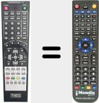 Replacement remote control for REMCON346