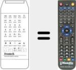Replacement remote control for REMCON102