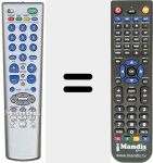 Replacement remote control for REMCON403