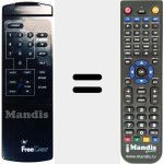 Replacement remote control for REMCON276