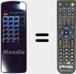 Replacement remote control for REMCON957