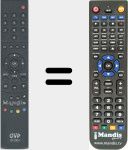 Replacement remote control for RC 2851