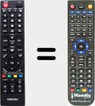 Replacement remote control for ORI001