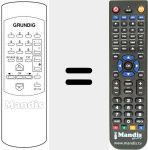 Replacement remote control for REMCON1190
