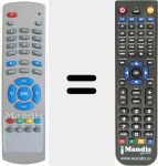 Replacement remote control for REMCON152