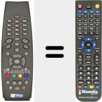 Replacement remote control for RC39870B03-00