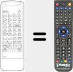 Replacement remote control for RC R