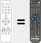 Replacement remote control for RC211