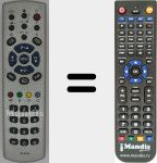 Replacement remote control for RC2183