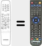 Replacement remote control for RC302S