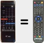 Replacement remote control for RC40S