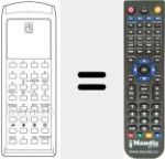 Replacement remote control for RC41