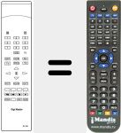 Replacement remote control for RC501