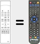 Replacement remote control for RC505