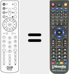 Replacement remote control for RC5219
