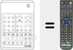 Replacement remote control for RC5260