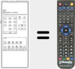 Replacement remote control for RC5301