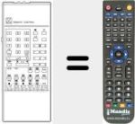 Replacement remote control for RC5370