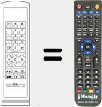 Replacement remote control for RC5420