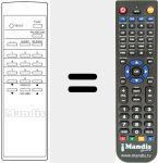 Replacement remote control for RC56