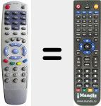 Replacement remote control for RC 5R