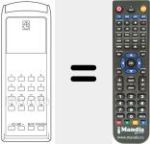 Replacement remote control for RC60