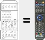 Replacement remote control for RC7703