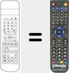 Replacement remote control for RC8077
