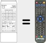 Replacement remote control for RC81