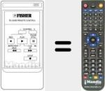 Replacement remote control for RC905B