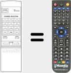 Replacement remote control for RC92