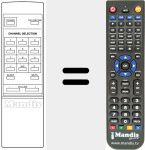 Replacement remote control for RC92