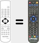 Replacement remote control for RCF602