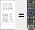 Replacement remote control for RCIV12FACH