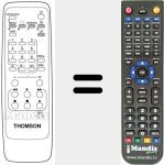 Replacement remote control for RCT401B