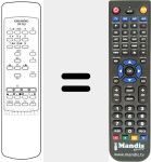 Replacement remote control for REMCON061