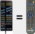 Replacement remote control for REMCON1046