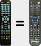 Replacement remote control for E325HD