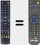 Replacement remote control for REMCON663