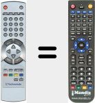 Replacement remote control for REMCON363