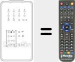 Replacement remote control for REMCON523