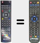 Replacement remote control for REMCON266