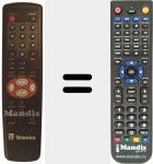 Replacement remote control for REMCON670