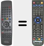 Replacement remote control for 23306469