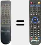 Replacement remote control for REMCON1413