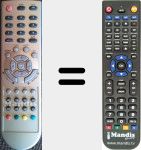 Replacement remote control for S1503LBD