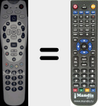 Replacement remote control for 2272501
