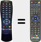 Replacement remote control for LEPREPVR-1