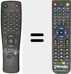Replacement remote control for REMCON077